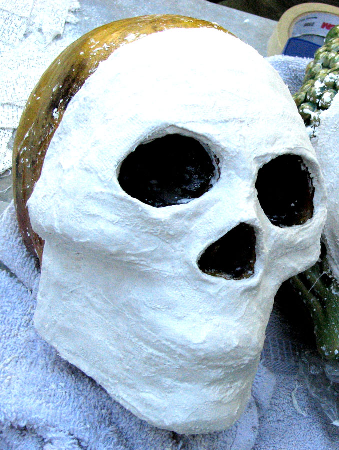 DIY Craft Project: Plaster Skull Mask